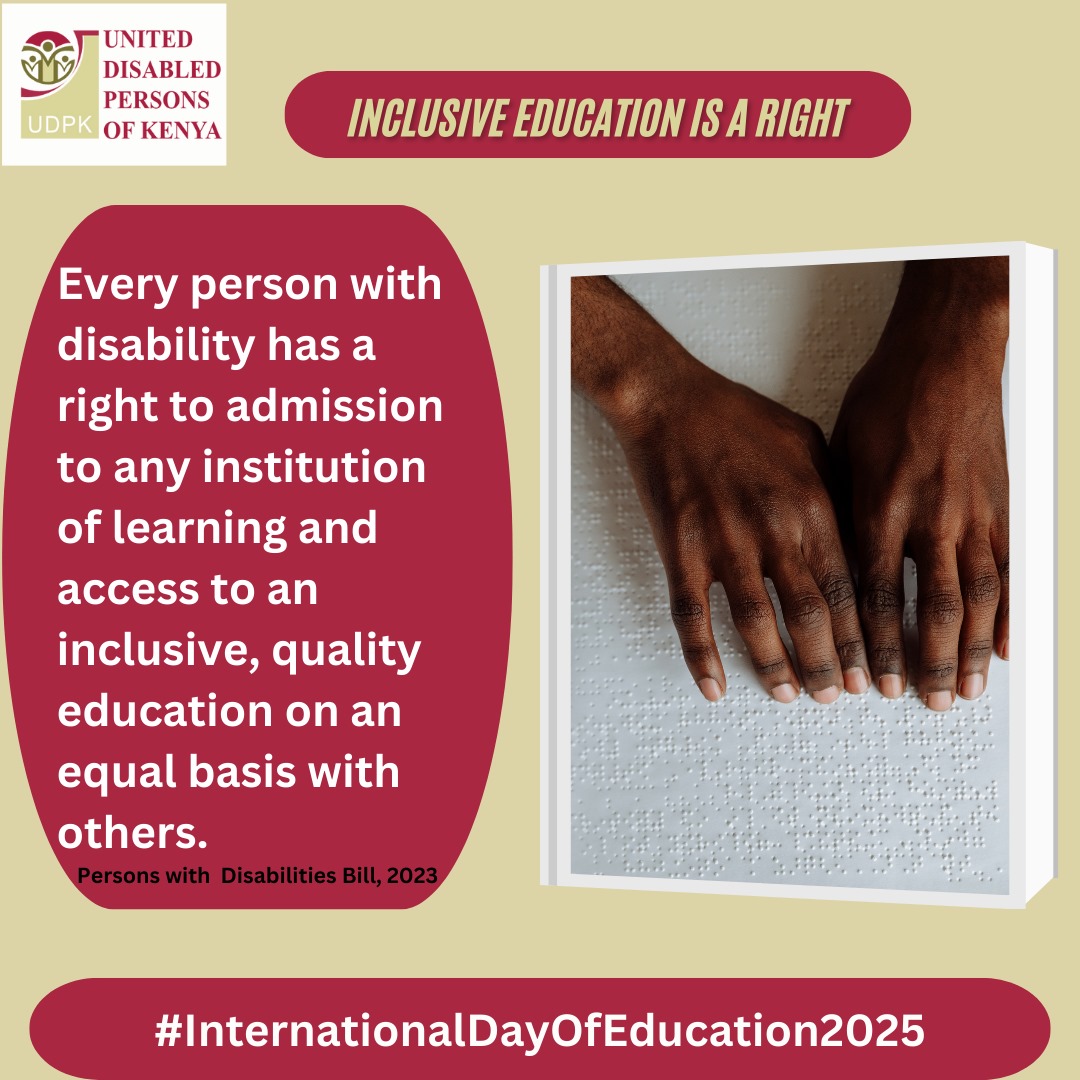 Today, we honor the power of #education as a fundamental #humanright and the driving force for #SustainableDevelopment. As we celebrate, we acknowledge that barriers to education still persist—especially for learners with #disabilities. However, we also recognize the incredible