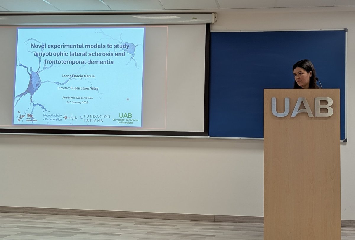 Rubèn López Vales (@rlopezvales) on Twitter photo Big congrats to Joana for nailing her thesis defense! Amazing work and effort all around. Huge thanks to <a href="/CarlesSaura/">Carles A. Saura</a> <a href="/svillapol/">Sonia Villapol, Ph.D. 🔬🧠</a> and Anna Planas for their time and input too. 🎉🙌 #PhDDefense #WellDone @gnpr_uab <a href="/INC_UAB/">Institut de Neurociències UAB</a> Big congrats to Joana for nailing her thesis defense! Amazing work and effort all around. Huge thanks to <a href="/CarlesSaura/">Carles A. Saura</a> <a href="/svillapol/">Sonia Villapol, Ph.D. 🔬🧠</a> and Anna Planas for their time and input too. 🎉🙌 #PhDDefense #WellDone @gnpr_uab <a href="/INC_UAB/">Institut de Neurociències UAB</a>