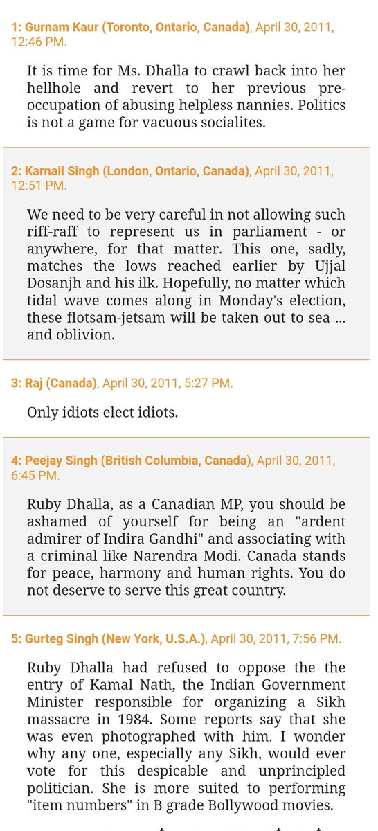 AMCinHogtown's tweet photo. Strikes me as @DhallaRuby should have invested real money and had the internet selectively scrubbed before she launched her campaign to be Liberal leader & next Prime Minister of Canada. It's one thing to launch with your fly down 🙄 but this is something else. 😳
[thx @realDark_Star for the article https://t.co/KuaeiSnOqZ]
