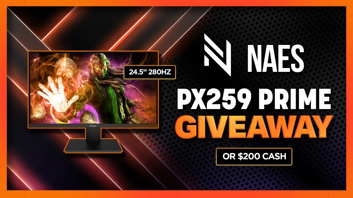 Vast (@vastgg) on Twitter photo 280Hz Gaming Monitor or $200 Cash Giveaway!
To enter, perform these tasks via the link below:
🔁Repost + Like 
✅Follow <a href="/NaesOfficial/">Naes</a> + <a href="/VastGG/">Vast</a>
Enter Here: vast.link/naes-200 280Hz Gaming Monitor or $200 Cash Giveaway!
To enter, perform these tasks via the link below:
🔁Repost + Like 
✅Follow <a href="/NaesOfficial/">Naes</a> + <a href="/VastGG/">Vast</a>
Enter Here: vast.link/naes-200