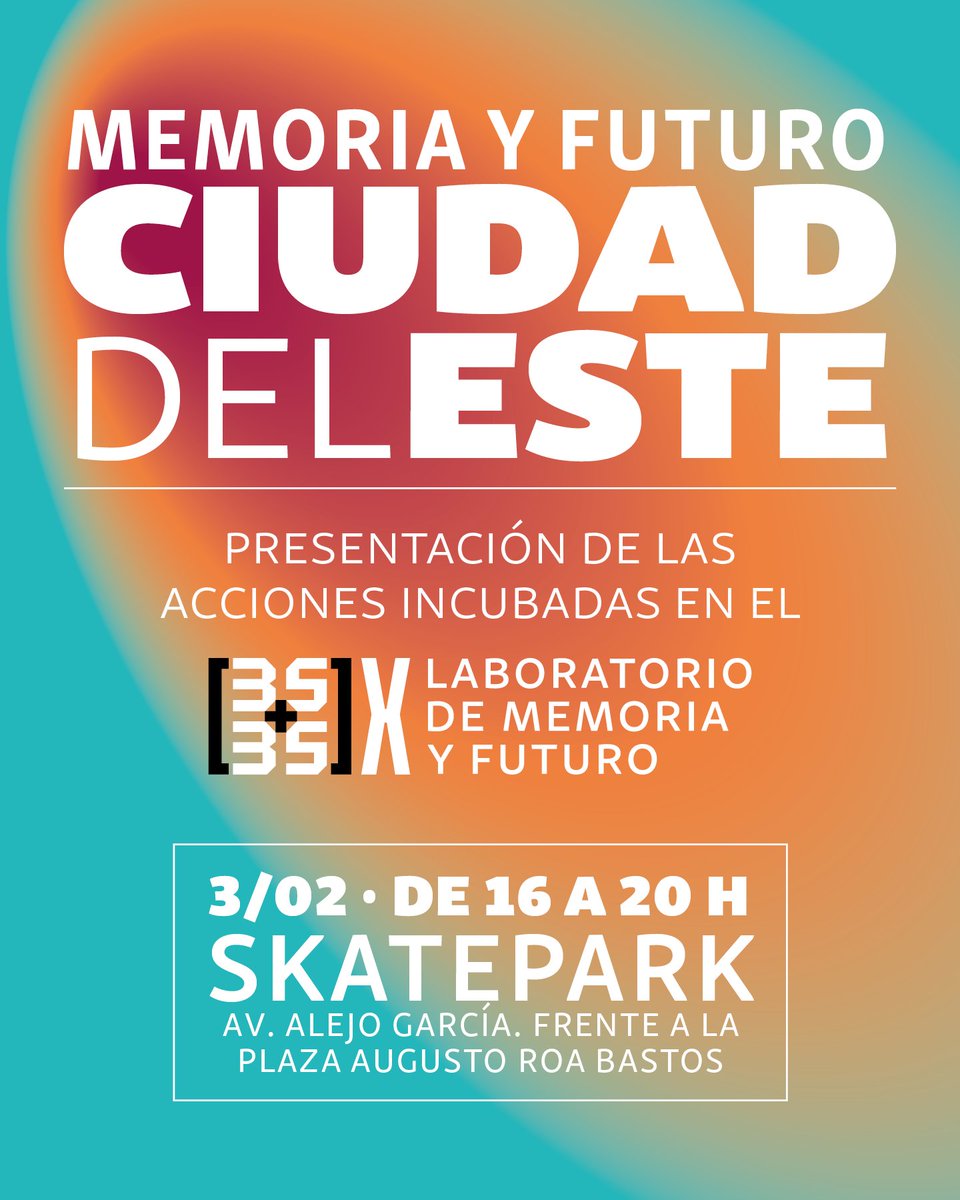 📌 Ciudad del Este celebra su fundación, la fiesta patronal y el aniversario de la caída de la dictadura. 
🙌 A eso se suma la presentación de las 6 acciones incubadas durante [35+35]x, Laboratorio de Memoria y Futuro. 🚍 Nos preparamos para viajar.