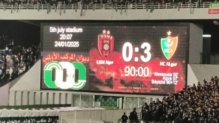 WBouchenafa's tweet photo. Le derby d'Alger 🇩🇿⚽ https://t.co/b8qswa3RqJ