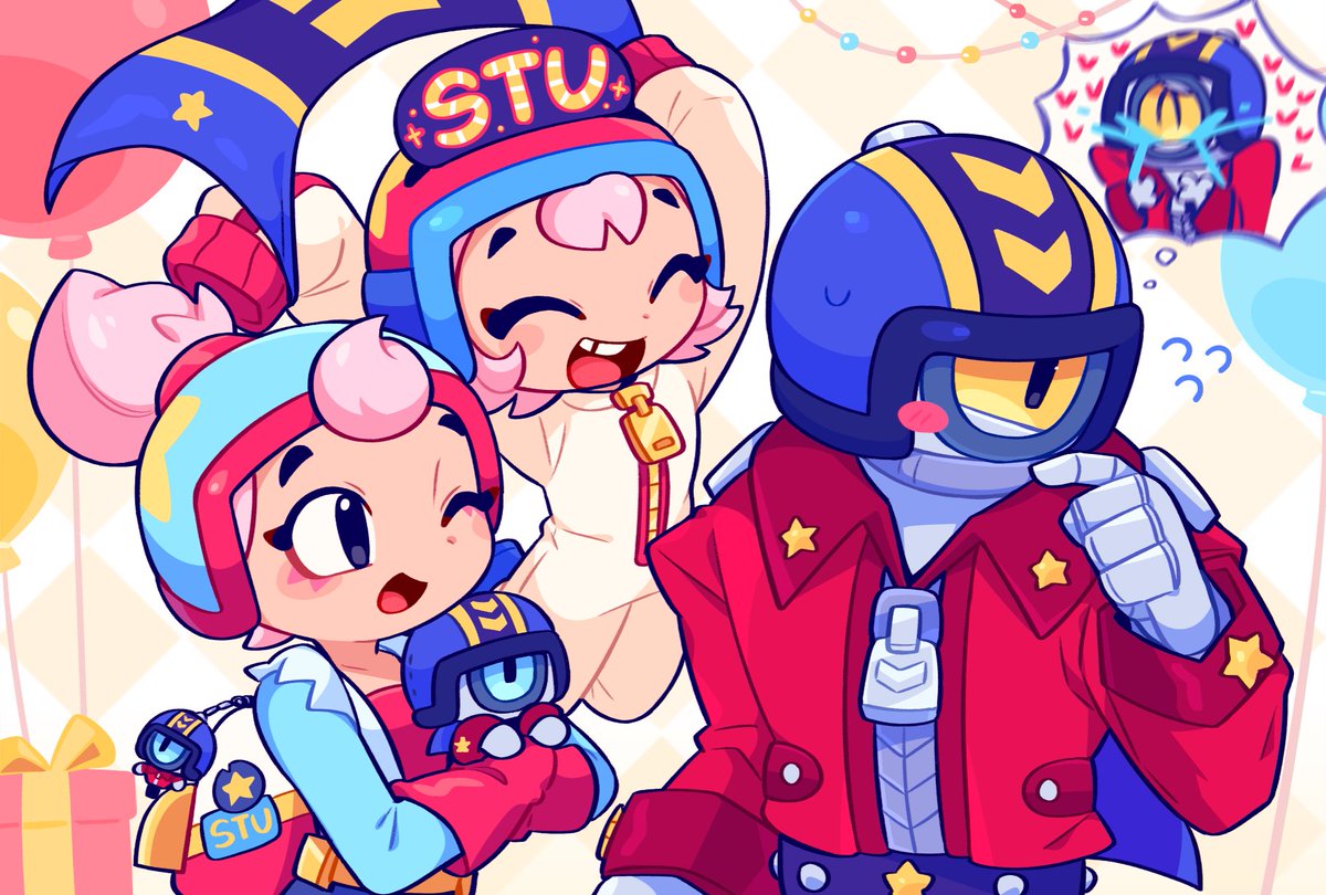 STU &amp; JANET &amp; BONNIE💥🌟💣
#BrawlStars #브롤스타즈
#BrawlStarsArt #ブロスタ