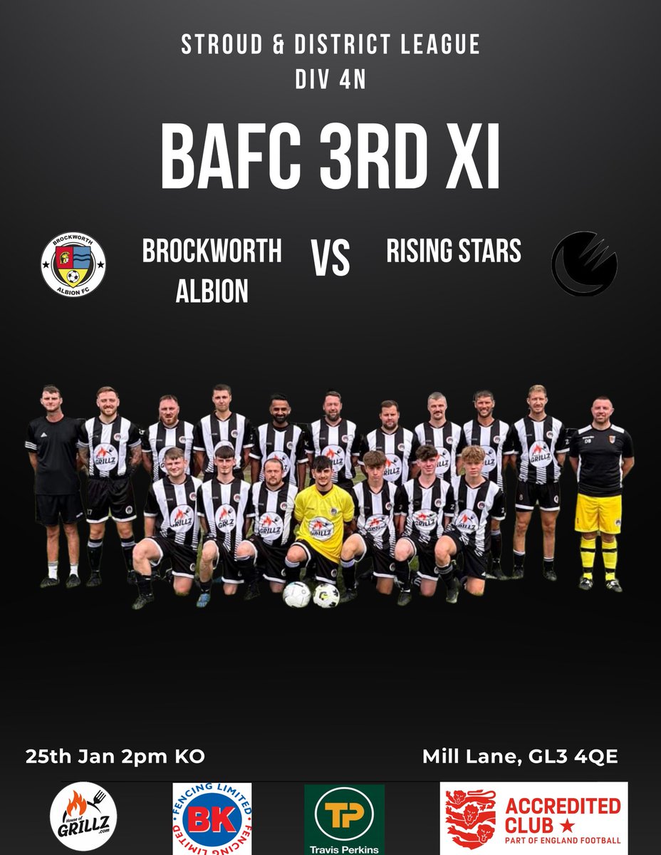 BrockAlbion's tweet image. Saturday Fixtures:

2nd XI: Home to @USL_AFC 

3rd XI: Home to @myuk_my 

The 1st XI have the weekend off with a double header at Mill Lane for the 2nd and 3rd XI’s.

🦡⚫️⚪️