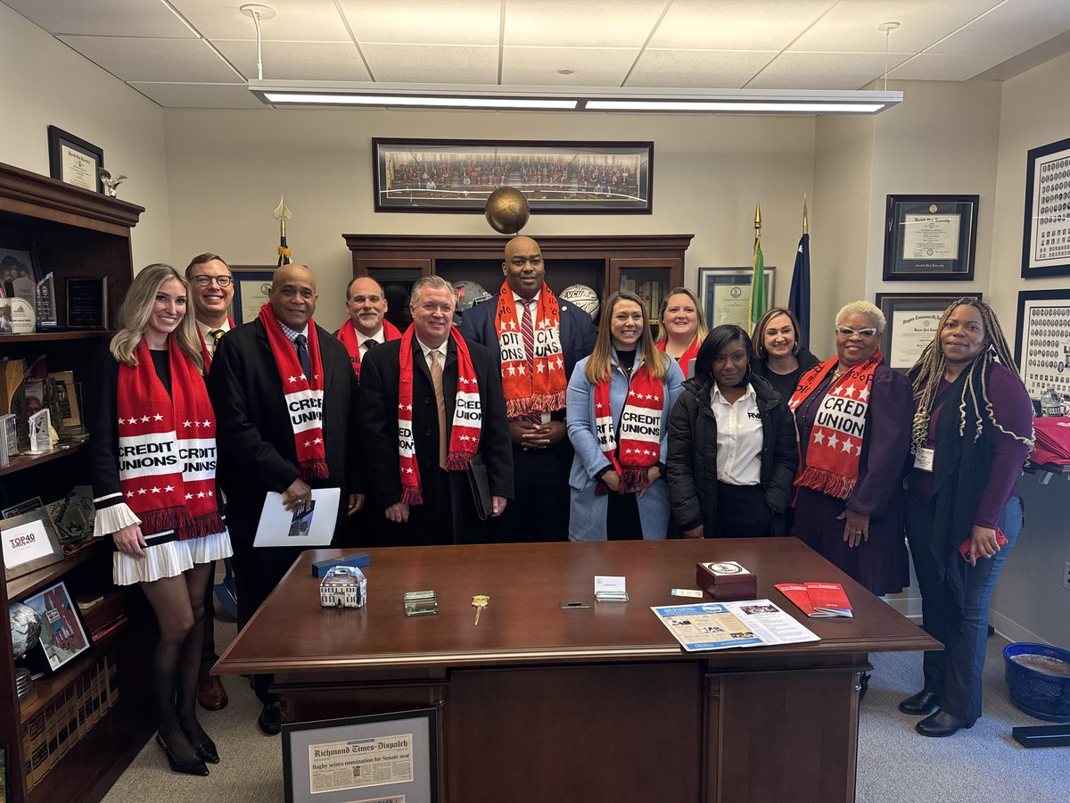 We had the privilege of sharing the credit union's commitment to local service with VA Senator Lamont Bagby during the Virginia 2025 Regular Legislative Session. We highlighted our 2024 investment in financial education! henricofcu.org/Resources/Comm…
