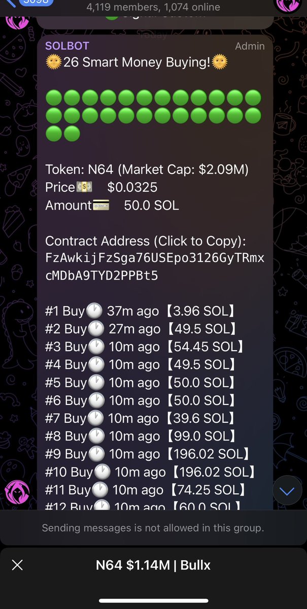 RecoundCOD's tweet image. 🚨 Telegram Memecoin bots for sale 🚨

- High volume scanners
- smart wallet &amp;amp; 🐳 wallet trackers
- early gem callouts 💎
- private Chinese whale groups 🇨🇳 🐳 

Includes 11 bots + some private early KOL groups.

💰 Bots found Vine @200k, 2750x. Pnut @2mil, Chillguy @2mil

DM 💬