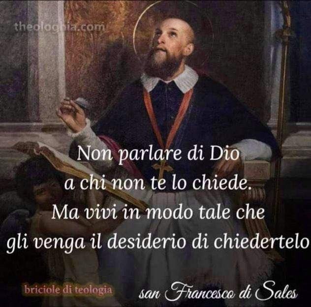 AldinaConsolini's tweet photo. #24gennaio
San
#FrancescodiSales
Un suo consiglio da seguire affinché ci sia di sprone ed esempio:
"E' necessario che le vostre parole escano dal cuore
più che dalla bocca.
Si ha un bel dire,
ma il cuore parla al cuore
e la lingua parla solo alle orecchie."
#Buonanotteatutti https://t.co/i8QYGaM0rV