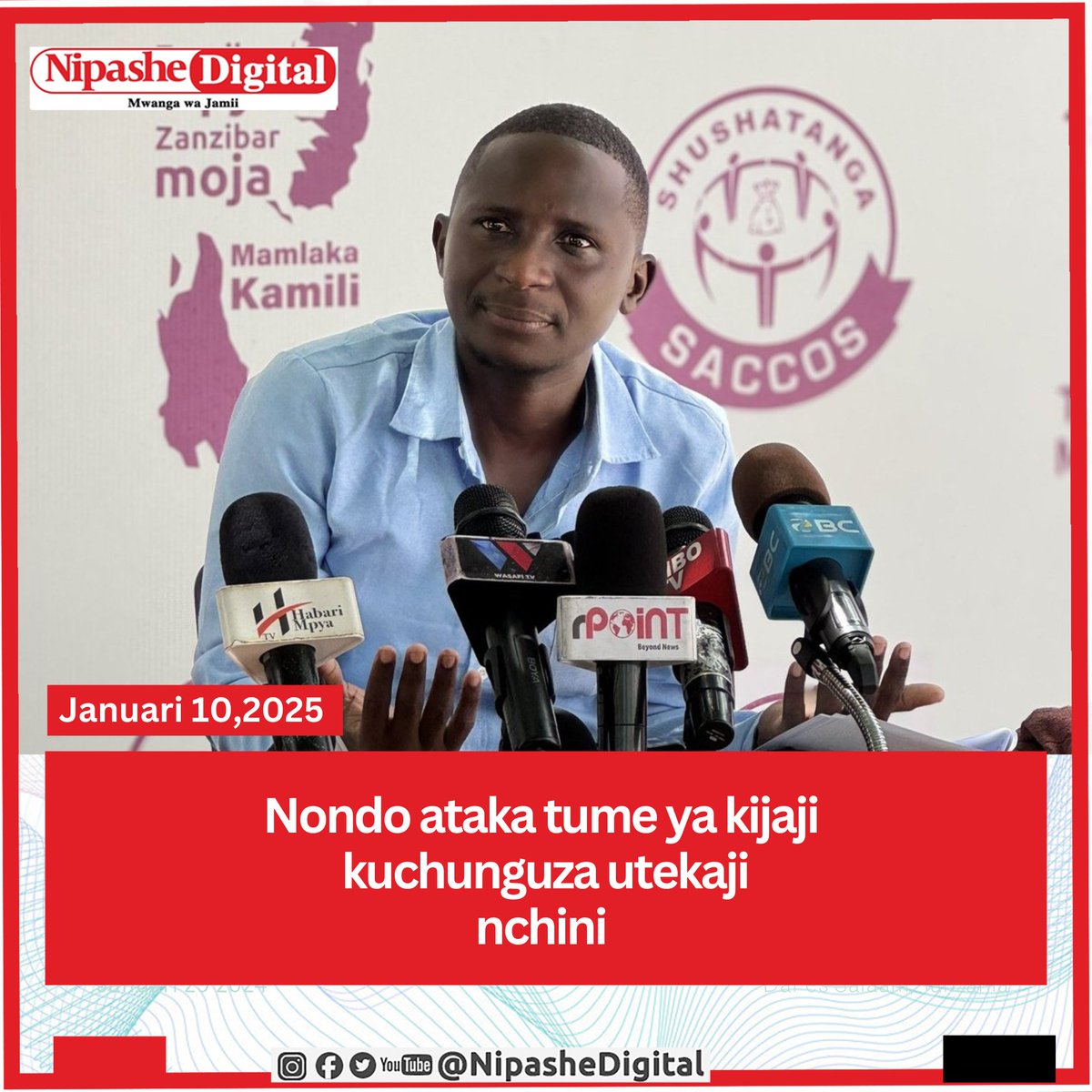 Vicent_Kassala's tweet photo. Polisi Tanzania @tanpol mmefikia wapi uchunguzi wa tukio la kutekwa na kuteswa kwa Kiongozi wa Vijana @ACTwazalendo Ndugu @abdulnondo2 

Tunaomba maelezo tafadhali. https://t.co/iIO36aFse5