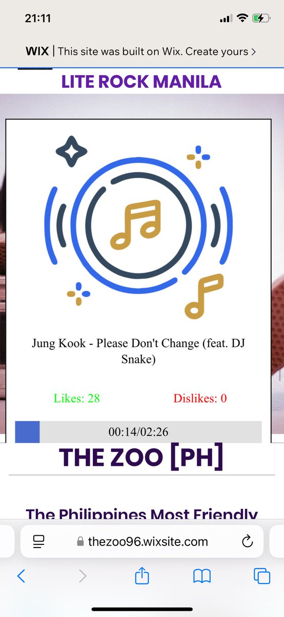 CarinaSEGADE's tweet photo. Thank you @literockmanila for playing all these masterpieces by #Jungkook :
The #LiveAudacy
His wonderful duo with #CharliePuth #WeDon’tTalkAnymore
#NeverLetGo and #PleaseDon’tChange 🔥🔥🔥 https://t.co/4znv7rGXEp