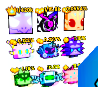 PBoss1009's tweet photo. Pets go Max rebirth: 10 i think im one of the first ppl leaking max chances #ROBLOX #petsim99 #petsgo #biggames @YouTubeAlphaGG @SubToLcLc @russotalks https://t.co/zKhVg034FF