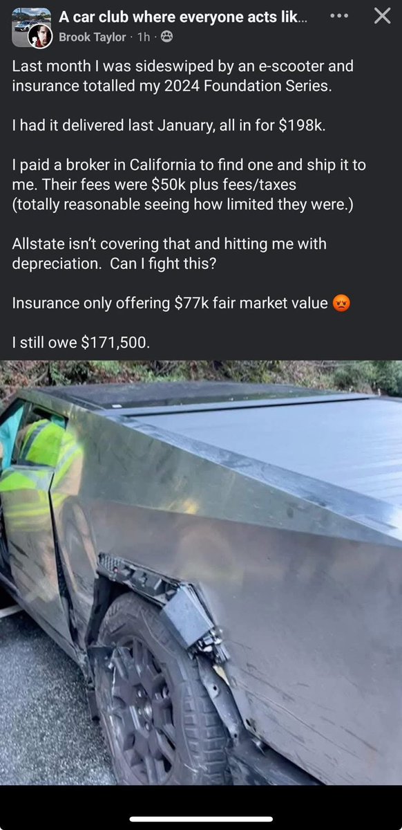 agent_insu61157's tweet image. Please call @daveramsey so we can hear what he has to say about this #insuranceagentmemes #insurancememes #cybertruck