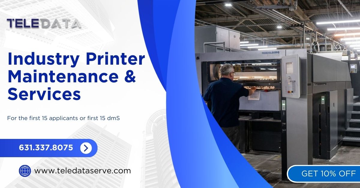 Teledataserve1's tweet image. 📠 Need printer maintenance? Get expert service for your industry printers! The first 15 applicants or DMs get 10% off!
🛠️ Call (631) 337-8075 or visit teledataserve.com to claim your discount!
#PrinterMaintenance #TechSupport #TeleDataServices