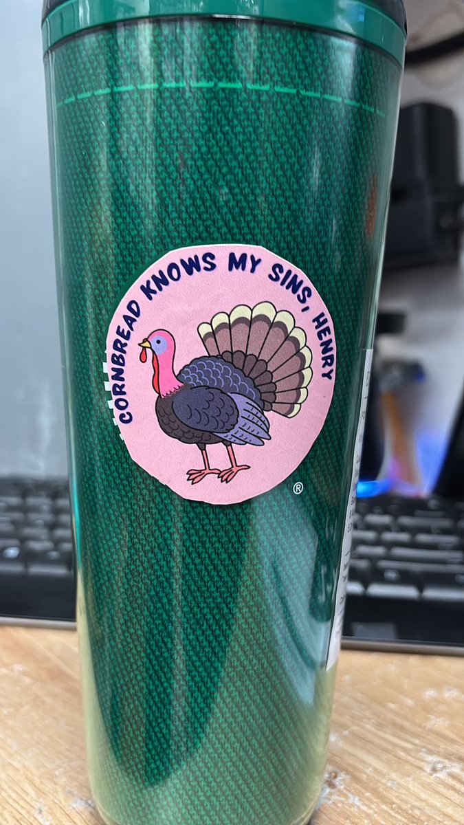 btw i have this sticker on my cup for work and my manager asked ab it and let me tell you explaining rwrb lore to a 30 y/o straight man was so fun