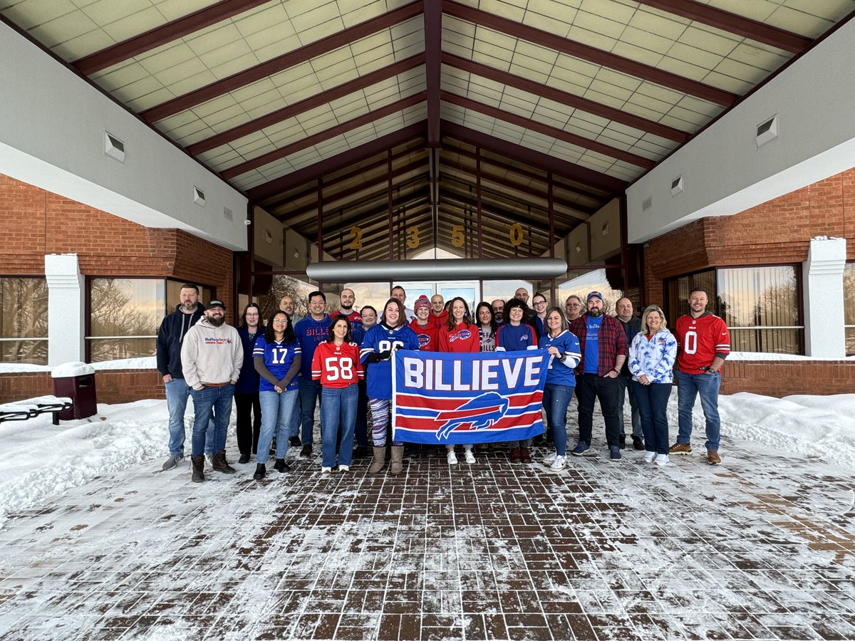 HeinOnline's tweet photo. 🎉💙❤️ Bills fever has taken over the office! We’re rocking our Buffalo Bills gear loud and proud as we get hyped for the conference championship! 🏈 Let’s bring it home, #BillsMafia! Who’s ready to shout? 🙌 #GoBills #BillsMafia #BuffaloStrong" https://t.co/DM02pmeSJh