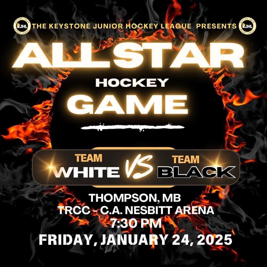 🚨TONIGHT IN THOMPSON🚨

Kicking Off The Showcase With The 
🌟KJHL ALL STAR GAME🌟
📍C.A. NESBITT ARENA
⏰ 7:30PM
💰 FREE ADMISSION
🔴 LIVE ON YOUTUBE - m.youtube.com/@NorwayHouseNo…