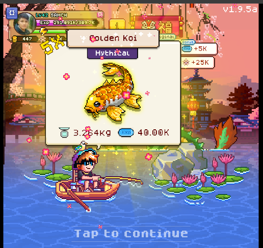 Santiago_Chl's tweet photo. I caught a Mythical Fish - Golden Koi fish ✌️ 
Join with me https://t.co/JCKqDHUXAW #fishing_frenzy 
👆👇👆👇
Rferencia: https://t.co/QqsheWwPPi
#ronin #fishing_frenzy #gooo https://t.co/6qLNo0m8yo