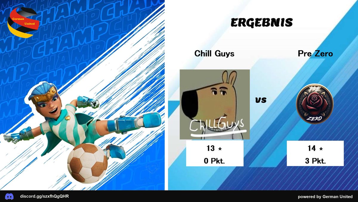 We can continue our Winstreak 🔥

German United League Week 3 ✅

ECC Week 3 ✅

JCL Ro256 ✅