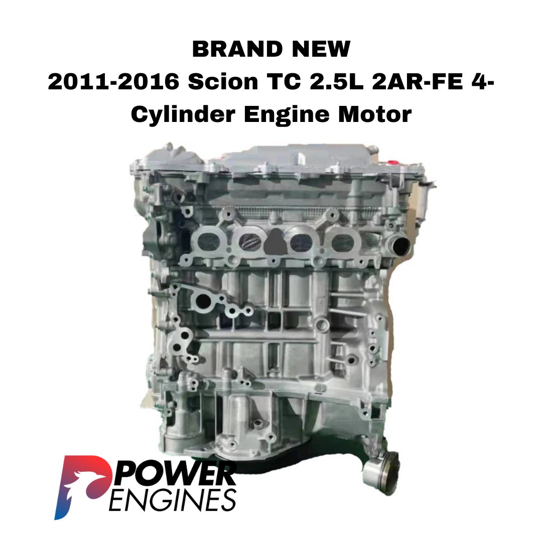 xpowerengines's tweet image. Looking to upgrade your Scion TC but couldn't find a genuine engine? Worry not, we have you covered! Our brand new 2AR-FE engine is compatible with TC models produced from 2011 to 2016!

Order Online: zurl.co/fhoHM

#powerengines #scion #scionTC