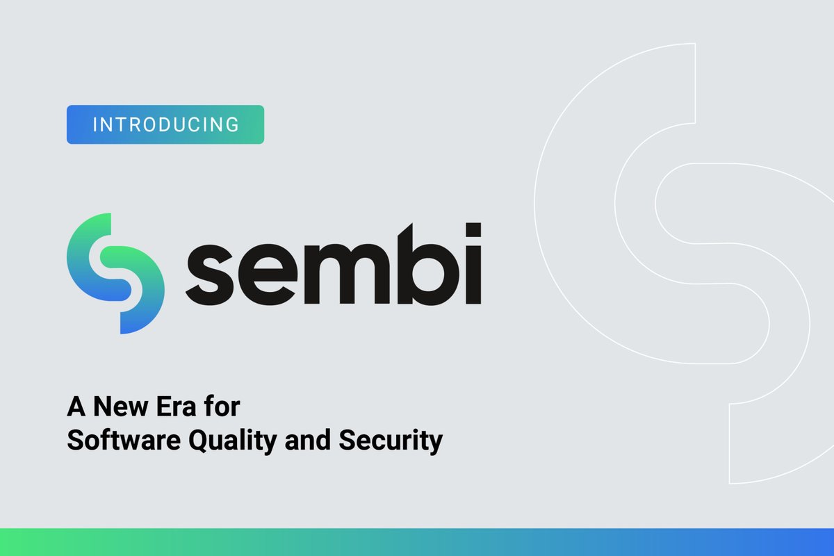 Ranorex's tweet image. We&apos;re excited to announce that #Ranorex has joined Sembi, a new organization bringing together the industry&apos;s best in software quality and security. Click the link to learn more, bit.ly/3EeCjAG

#SembiLaunch #QAAutomation #SoftwareQuality