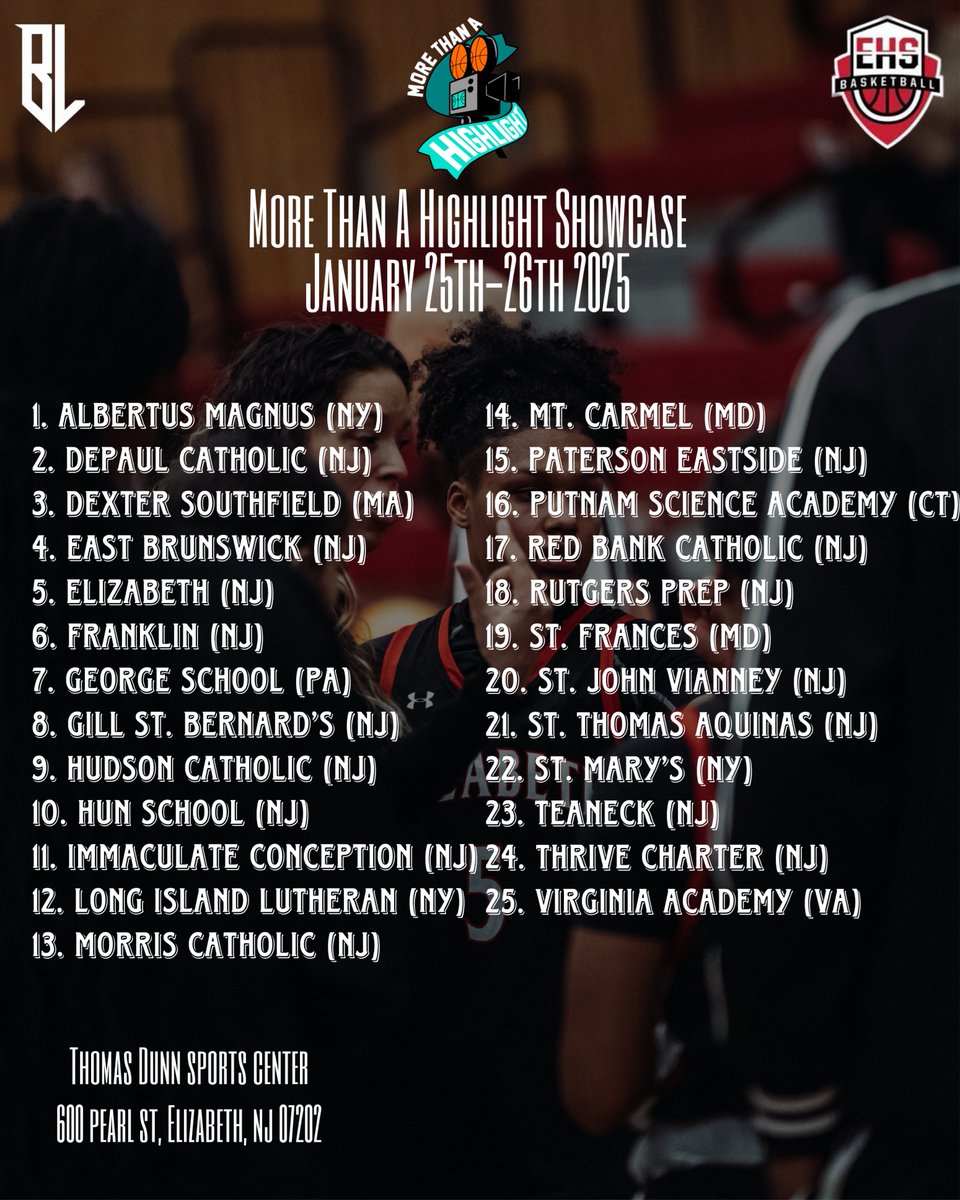 Girel ‘Broly’ Lewis (@brolylew) on Twitter photo Tickets for this weekends <a href="/MTAHShowcase/">More Than A Highlight</a> Event!
Saturday January 25th
events.hometownticketing.com/boxoffice/epsn…
Sunday January 26th
events.hometownticketing.com/boxoffice/epsn…
<a href="/NJLadiesHoops/">NJ Ladies Hoops</a> <a href="/NYGHoops/">NYGHoops</a> <a href="/SheGotGame7/">She Got Game Classic</a> <a href="/Sh3gotgame1/">Sh3gotgame</a> <a href="/EJayArrow/">E J 🏀</a> <a href="/ATChallenged/">Athletically Challenged</a> <a href="/PassThaBall/">PassThaBall.com</a> Tickets for this weekends <a href="/MTAHShowcase/">More Than A Highlight</a> Event!
Saturday January 25th
events.hometownticketing.com/boxoffice/epsn…
Sunday January 26th
events.hometownticketing.com/boxoffice/epsn…
<a href="/NJLadiesHoops/">NJ Ladies Hoops</a> <a href="/NYGHoops/">NYGHoops</a> <a href="/SheGotGame7/">She Got Game Classic</a> <a href="/Sh3gotgame1/">Sh3gotgame</a> <a href="/EJayArrow/">E J 🏀</a> <a href="/ATChallenged/">Athletically Challenged</a> <a href="/PassThaBall/">PassThaBall.com</a>