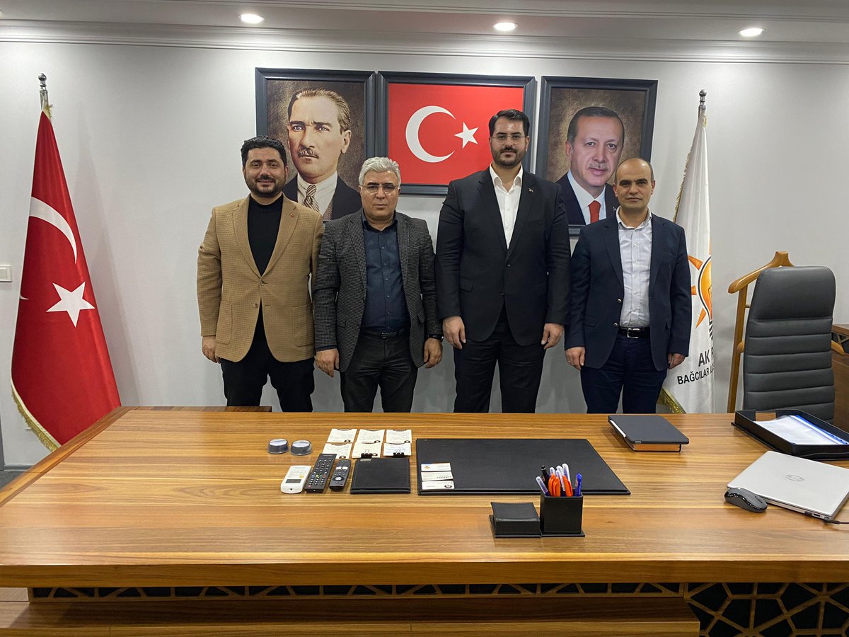 Bağcılar Belediyesi Başkan Yardımcımız Muharrem Erdal’a, Meclis Üyemiz Muhammed Said Elkonca’ya ve Meclis Üyemiz Mikayil Çakır’a nazik ziyaretleri için teşekkür ediyorum.