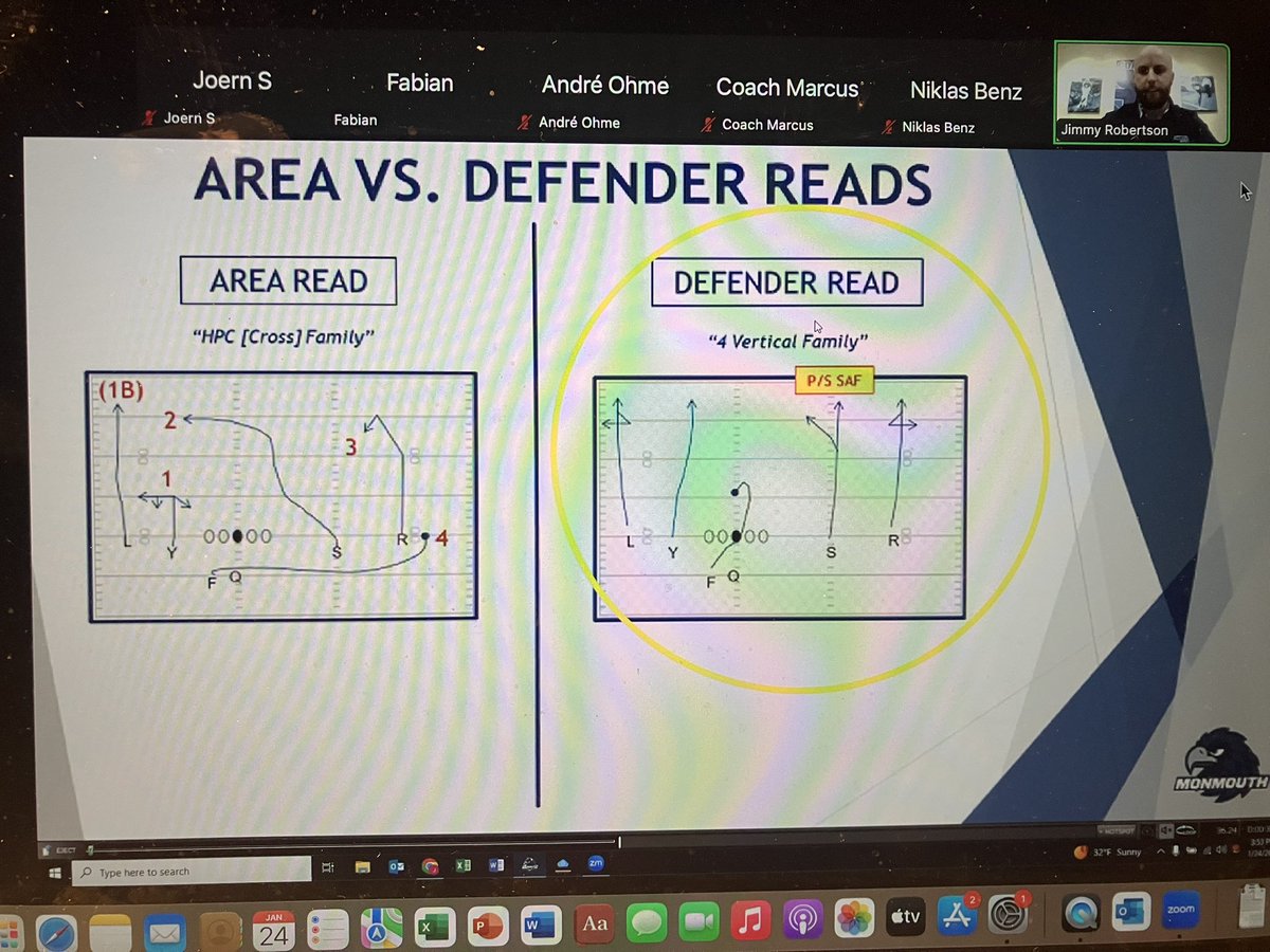 CoachColonia's tweet image. The third talk of the first day from the ICC with @JimRobertsonQB 
Lets get European offenses explosive 🙌