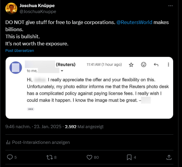 JoschuaKnuppe's tweet photo. First time I get first hand experience for twitter reducing visibility on tweets. My Blue Sky audience is much smaller, yet many more likes and reposts. 
The moment BS is grown enough I'm off from here. https://t.co/RU5kiqhYPG