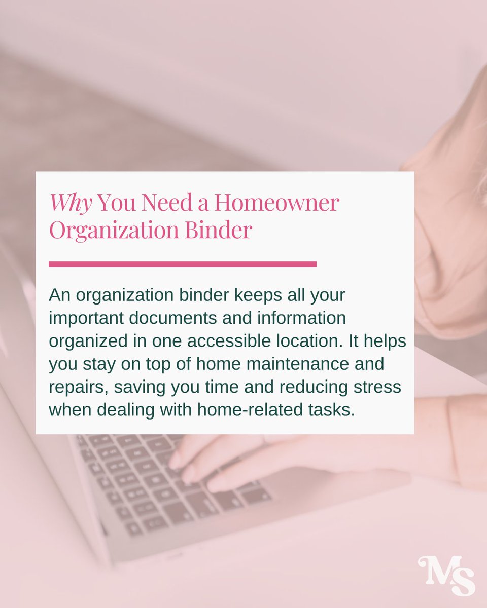 mrsholliwood1's tweet image. 🛑 Homeowners, do you have an Organization Binder yet? 📕

✔ Keep manuals, warranties, repairs &amp;amp; insurance in one place.
✔ Save HOURS during emergencies or repairs.

Start one today—your future self will thank you! 🏡

#HomeownerTips #RealEstateHacks #SCRealtor