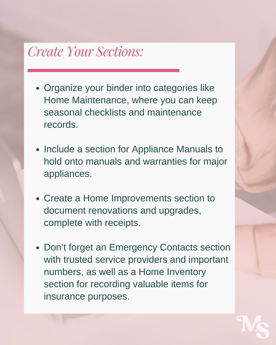 mrsholliwood1's tweet image. 🛑 Homeowners, do you have an Organization Binder yet? 📕

✔ Keep manuals, warranties, repairs &amp;amp; insurance in one place.
✔ Save HOURS during emergencies or repairs.

Start one today—your future self will thank you! 🏡

#HomeownerTips #RealEstateHacks #SCRealtor