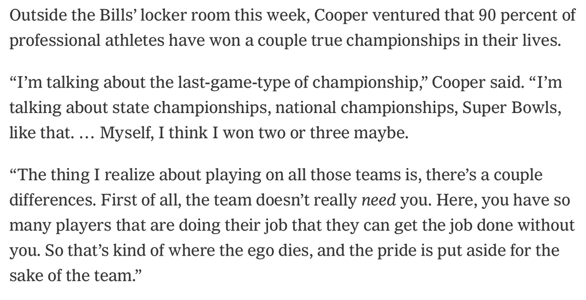 PickAndPopNet's tweet photo. Loved this quote from Bills wide receiver Amari Cooper https://t.co/uOGoHvEyzO