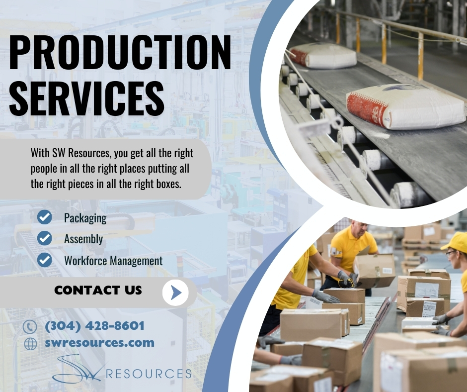 SWResources's tweet image. Producing with us provides employment opportunities for over 250 individuals with disabilities in our community.

Contact us today at (304) 428-6344 or check out our website at swresources.com!

#SWResources #ProductionServices #Nonprofit