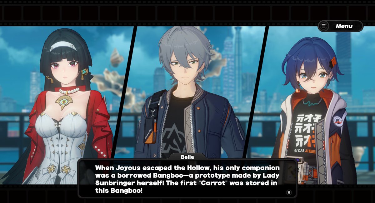 Zenlessnewz's tweet photo. Void Hunters Joyous and Sunbringer mentioned in the new event!!
#zzzero #ZenlessZoneZero https://t.co/VE7Y5VLBf4