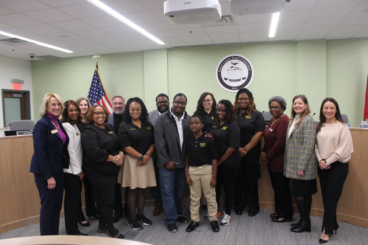 FultonCountySchools (@fultoncoschools) on Twitter photo Congrats to <a href="/CESMustangs1/">Cliftondale Elementary School</a> ! The Mustangs earned 12 awards at the Elementary Beta Club Convention, including 1st place by Jeremai Stokes (Social Studies) who proudly represented at the Board Meeting! #FCSboardrecognition #FCSnews #FCSachieve
<a href="/Franchesca_Warr/">Franchesca Warren</a> <a href="/FCSSuptLooney/">Dr. Mike Looney (Official Acct)</a> Congrats to <a href="/CESMustangs1/">Cliftondale Elementary School</a> ! The Mustangs earned 12 awards at the Elementary Beta Club Convention, including 1st place by Jeremai Stokes (Social Studies) who proudly represented at the Board Meeting! #FCSboardrecognition #FCSnews #FCSachieve
<a href="/Franchesca_Warr/">Franchesca Warren</a> <a href="/FCSSuptLooney/">Dr. Mike Looney (Official Acct)</a>