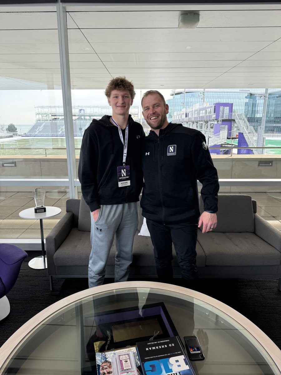 Keaton Reinke (@keaton_reinke) on Twitter photo #AGTG After an amazing Junior day and conversation with <a href="/DavidBraunFB/">David Braun</a> I am blessed to have received a full ride scholarship offer from Northwestern University! <a href="/NUFBFamily/">Northwestern Football</a> <a href="/ArmonBinns/">A.B.</a> <a href="/SCNFBOFFICIAL/">Official North Star Football Account</a> <a href="/robertpomazak/">Robert Pomazak</a> <a href="/GregSmithRivals/">Greg Smith</a> <a href="/OJW_Scouting/">PrepRedzone Oliver</a> <a href="/EDGYTIM/">Timothy “EDGYTIM” OHalloran</a> <a href="/AllenTrieu/">Allen Trieu</a> <a href="/IamClint_C/">Clint Cosgrove</a> #AGTG After an amazing Junior day and conversation with <a href="/DavidBraunFB/">David Braun</a> I am blessed to have received a full ride scholarship offer from Northwestern University! <a href="/NUFBFamily/">Northwestern Football</a> <a href="/ArmonBinns/">A.B.</a> <a href="/SCNFBOFFICIAL/">Official North Star Football Account</a> <a href="/robertpomazak/">Robert Pomazak</a> <a href="/GregSmithRivals/">Greg Smith</a> <a href="/OJW_Scouting/">PrepRedzone Oliver</a> <a href="/EDGYTIM/">Timothy “EDGYTIM” OHalloran</a> <a href="/AllenTrieu/">Allen Trieu</a> <a href="/IamClint_C/">Clint Cosgrove</a>