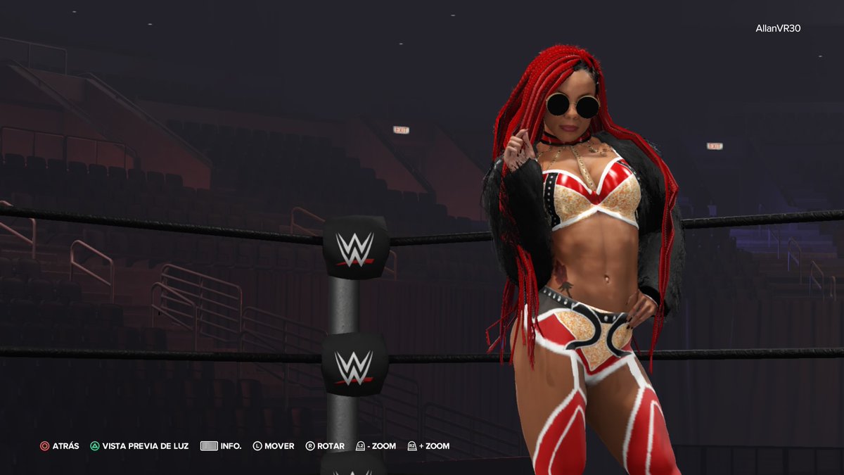 aaronvr40_'s tweet image. THE VIBE 🎤
B-Fab ( @TheVibeBri ) Smackdown 17/1/2025 gear is now in #WWE2K24 CC &amp;lt;3
Hashtags:
#BFab
#TheStreetProfits
#MichinMiaYim