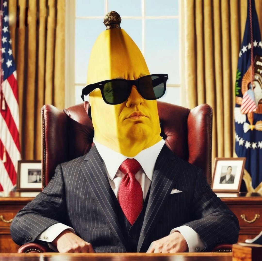 Banasolix's tweet photo. -Democracy? No, bananocracy !

What gender are you? Male or Female ? 

#pump #solanameme #Trump https://t.co/aDOjMlNO4X
