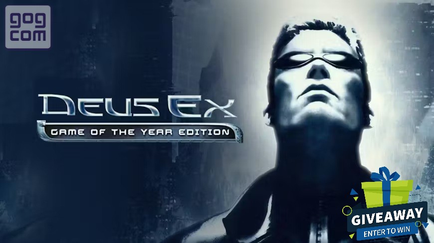 🎉🎁#GIVEAWAY
1X 🧨"Deus Ex: Game of the Year Edition"🧨 on GOG | ⏰ 10 min!

TO ENTER
☑️Follow us + Sponsor + <a href="/PlayStationGN/">PlayStation Game News</a>
🔄Share &amp; RT the Post
☎️GIVEAWAY Sponzored by <a href="/Stoffe_Carlsson/">Medborgare</a>

📩DM me to sponsor a giveaway like this.
#Giveaway #FreeGames #GameKeys #GOG