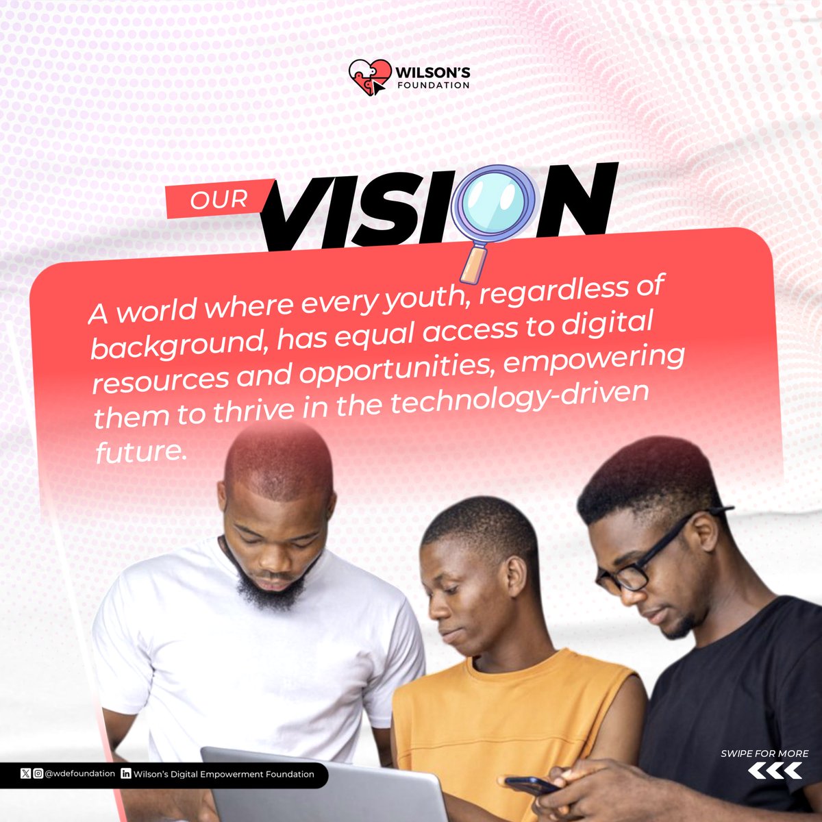 wdefoundation's tweet photo. @wdefoundation our goal is to ensure everyone regardless of their background have access to digital resources and opportunities.
Join our online community today @wdefoundation !!
#wdef #tech #inclusion #digitalinclusion #techie #techworld #community https://t.co/IlDvHydm3P