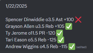 EskimoBetting's tweet photo. Great last two days in the discord. More winning days to come 😎 https://t.co/xYiD44PPhC