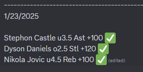 EskimoBetting's tweet photo. Great last two days in the discord. More winning days to come 😎 https://t.co/xYiD44PPhC