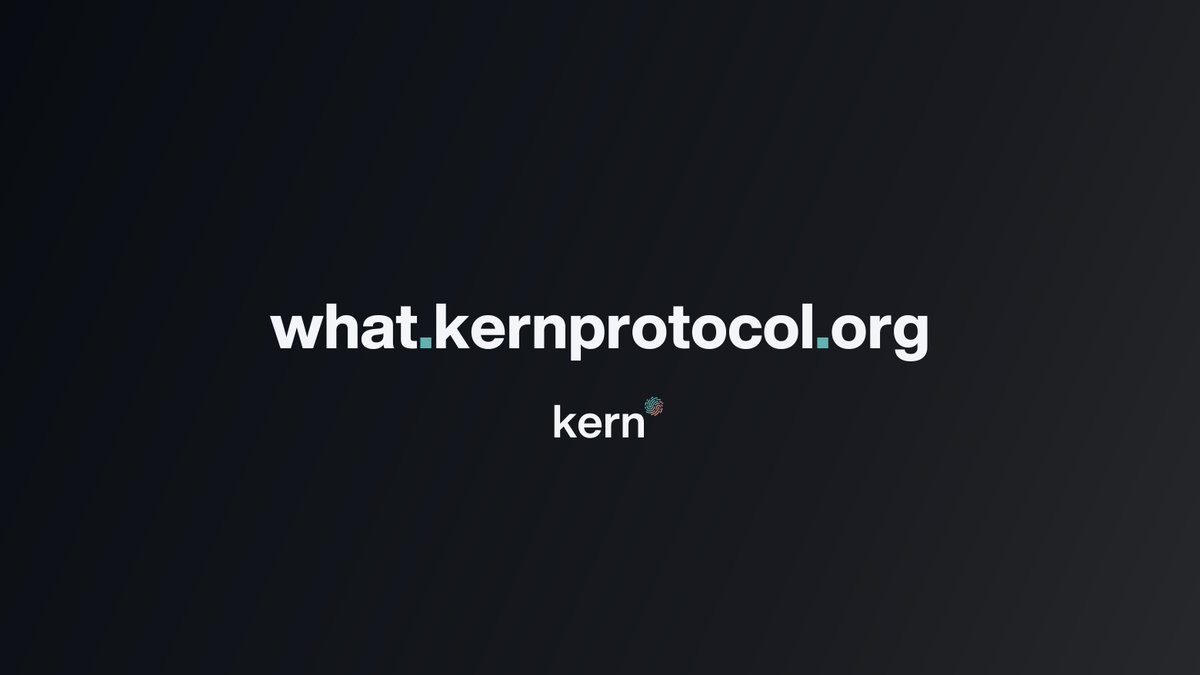 Apologies. Now we’ve reopened the community airdrop form!   

Head over to what.kernprotocol.org and join the genesis airdrop.