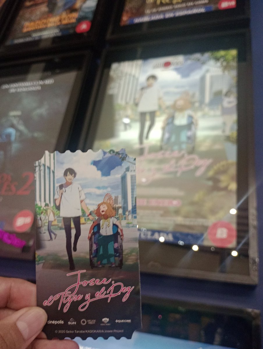 Ayer al fin ví la película Josee, el tigre y el pez y esperar tanto desde que se anuncio que había sido licenciada para latam valió la pena, si tienen la oportunidad de ir a verla se las recomiendo mucho y hay México referencia eso le da puntos 
<a href="/AniFestMX/">AniFest</a> gracias por tanto