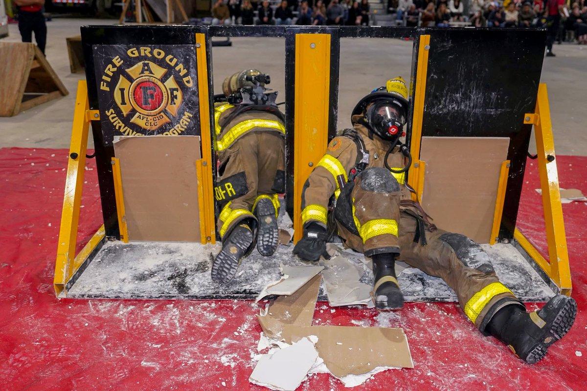 MiamiDadeFire's tweet photo. Yesterday, #MDFRClass156 provided a demonstration of some of the firefighting skills they have been learning since their training began last fall to their loved ones during their Family Night. “Welcome to the Family” was the theme of the evening, as family members were shown around the #MDFR Training Center.