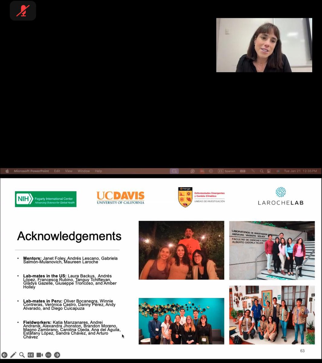 ✨ Nos enorgullece anunciar que Cusi Ferradas, investigadora de Emerge UPCH, obtuvo su PhD en la Universidad de California, Davis, destacándose por su excelencia académica y su contribución al avance del conocimiento científico. 🎉 Felicitaciones 🎉😌