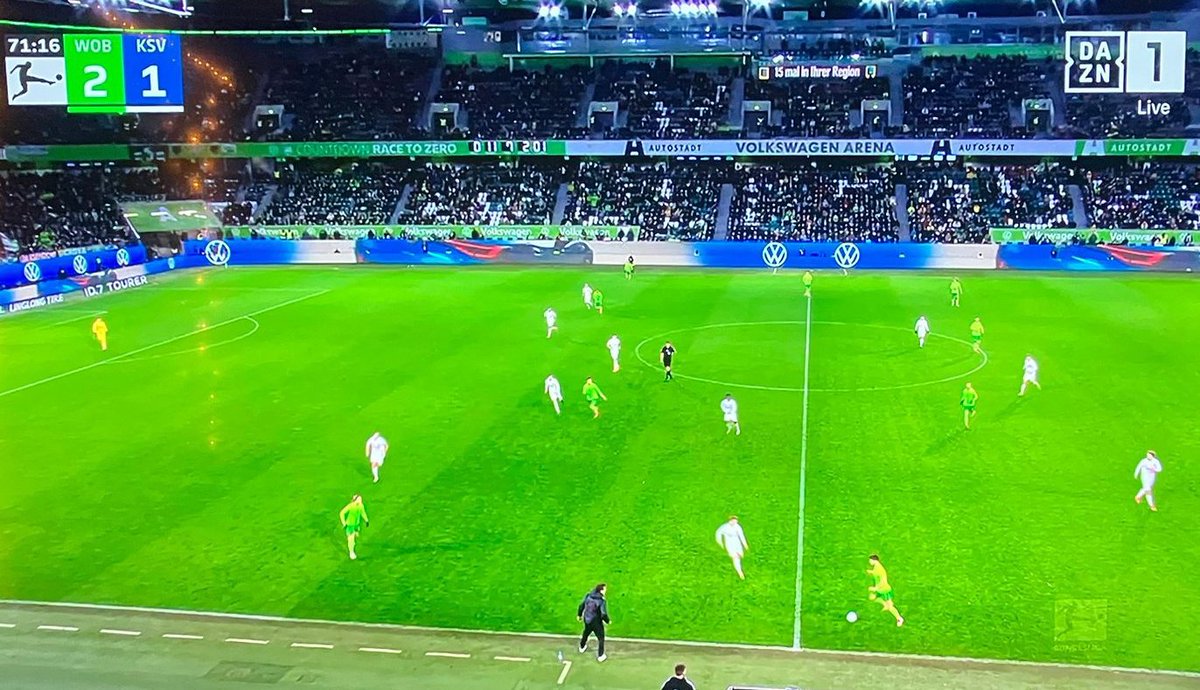 Freitag, 24.01.2025, 20:30 Uhr: #wobksv
 
Offizielle Zuschauerzahl: 22.103 in der Volkswagen Arena
Auslastung: 76,6%

Wa(h)re Zuschauer: 18.154
Reale Auslastung: 62,79%