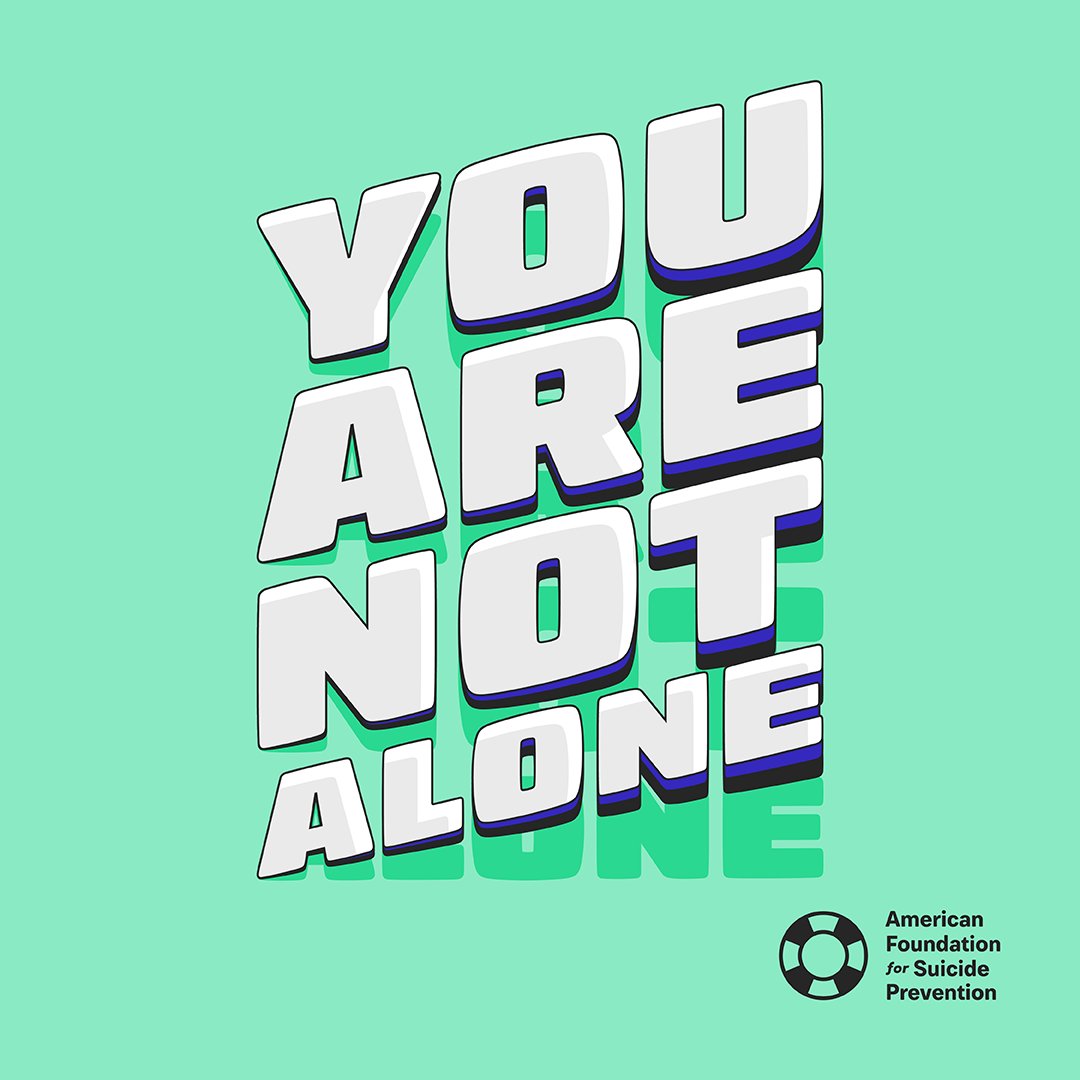 AFSPAZ's tweet photo. You are never alone. People in your life love and care for you more than you can see right now. Keep going—you matter more than you know. 💛✨ https://t.co/deDQvKlfhb