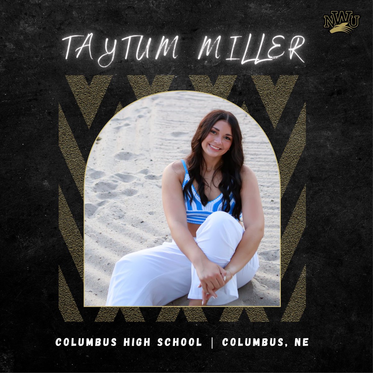 NWUVolleyball's tweet photo. We are excited to add Taytum to our 2025 class! Welcome to #pwolfnation 🤍👏🏻 https://t.co/rsbWYHjJIr