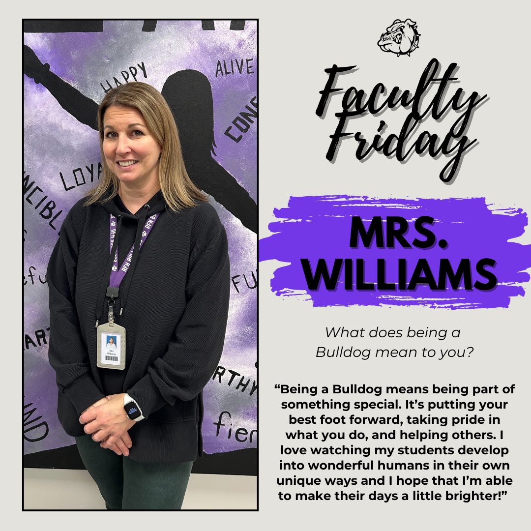 Sarah Fitzgerald (@rfhcurriculum) on Twitter photo Mrs. Williams an expert in teaching healthy fitness/ lifestyle habits 🏃♀️& is always a source of positivity! For 20+ yrs., she has been a leader in our PE/Health dept. & one of our Dawgs’ biggest fans! You can spot her supporting her sons’ 🏈⚾️ when school is out! <a href="/RFH_Regional/">Rumson-Fair Haven</a> Mrs. Williams an expert in teaching healthy fitness/ lifestyle habits 🏃♀️& is always a source of positivity! For 20+ yrs., she has been a leader in our PE/Health dept. & one of our Dawgs’ biggest fans! You can spot her supporting her sons’ 🏈⚾️ when school is out! <a href="/RFH_Regional/">Rumson-Fair Haven</a>