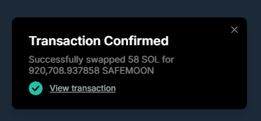 Hankusun's tweet photo. Just did a 58 SOL buyback and burn.

Burned 920,708.937858 (Worth ~$15,112) https://t.co/eeFyD1hEJj