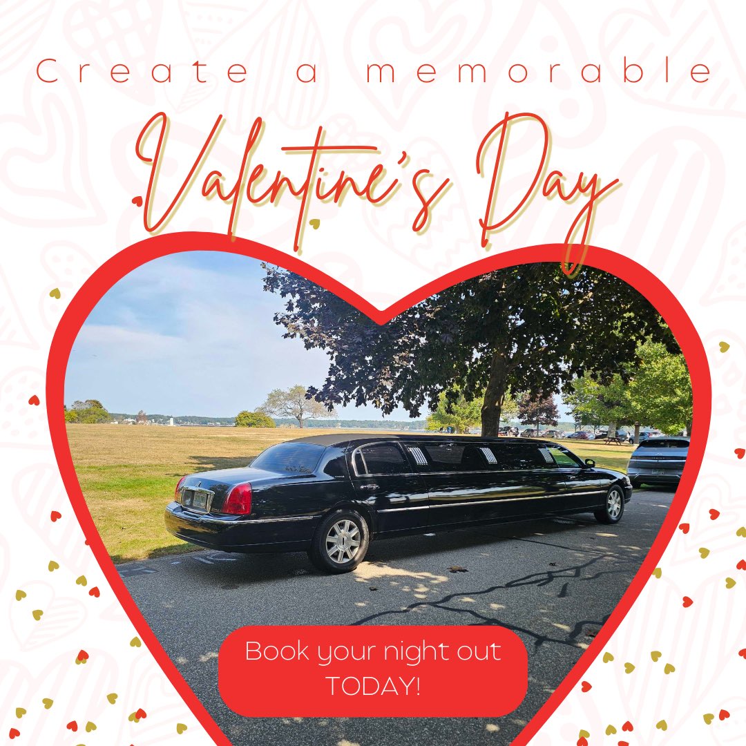 skycoachusa's tweet photo. Love is in the air, let us handle the ride! 💕 Book a luxurious limo for a romantic Valentine’s night out. Limited availability, so reserve now! ❤️

📞 603-734-9129
📧 operations@skycoachusa.com
🌐 https://t.co/hVTULOiD8e https://t.co/dJLzQrFe2k
